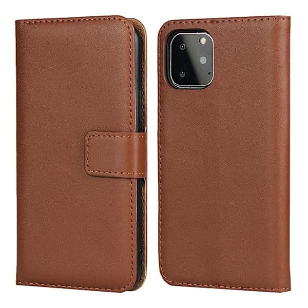 Wallet Case til iPhone 12/12 Pro/12 Pro Max/12 Mini/SE 2020/2022/3 – Brun Læder Flip Cover, Kort Holder Stand Case 12 Pro Max brown 12 Pro Max
