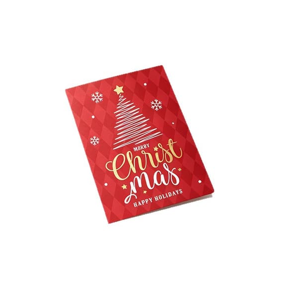 Glædelig jul lykønskningskort sæt med kuverter - 9 stk. kort sæt 9pc Card Set