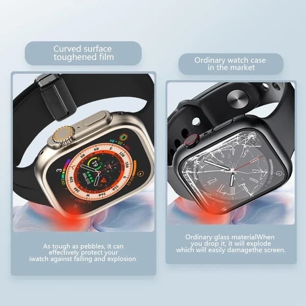 Klokkeetui med skjermbeskytter for Apple Watch 40mm, Starlight Starlight 40mm