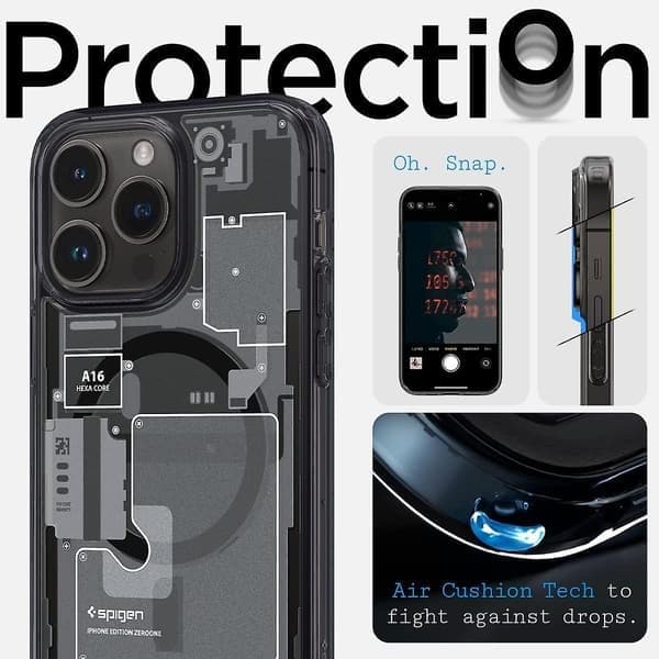 Ultra Hybrid (magfit) designet for iPhone 14 Pro Max-deksel (2022), Zero One