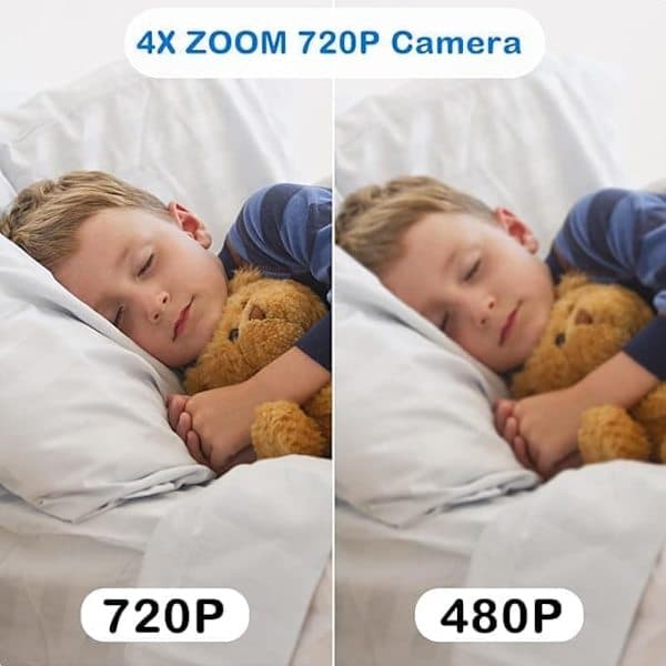 Babycall med stor 5\" skjerm | Toveis lyd og 2x zoom