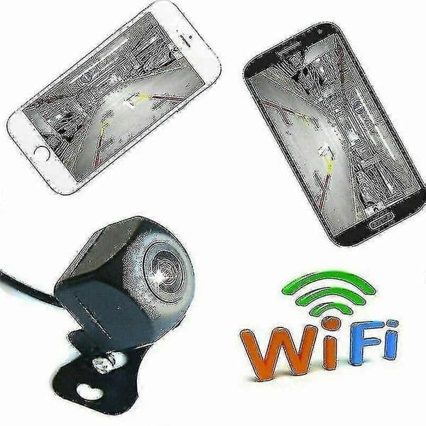 Bil Kamera 1080p HD Ryggekamera Wi-Fi Trådløst Bil Ryggekamera for iPhone Android