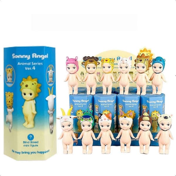 Populär Original Sonny Set Djurställ Blind Box - Slumpmässiga Animekaraktärer Överraskningsdockor Random 6 pcs