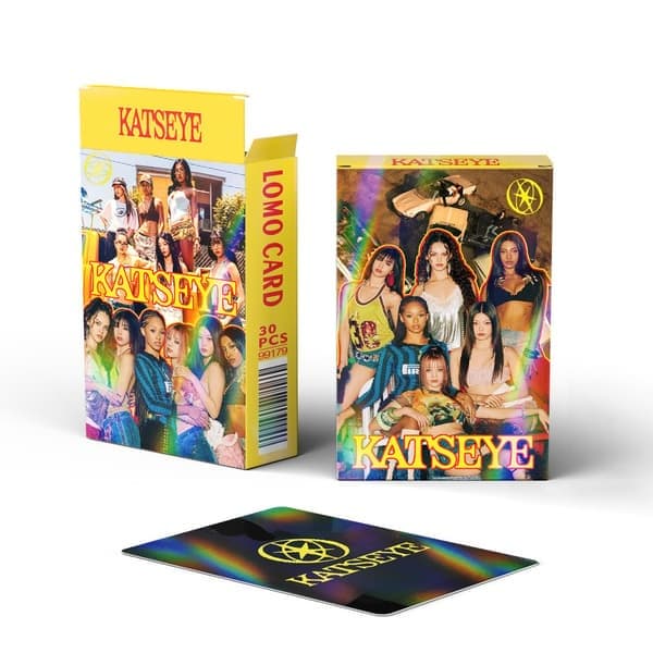30 nye KATSEYE kjendis K-Pop samlekort, LOMO-kort