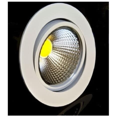Downlight LED COB Epistar 3W Reflektor Kallvit och Varmvit