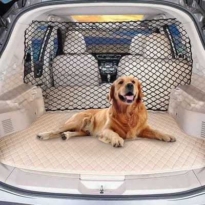 Bilbarriere til hund, bilnet til hund, skillevæg til hund i bil, 120*70cm
