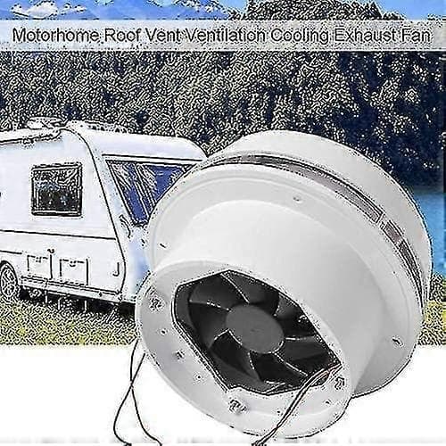Bil Eksosvifte 12V Bobil Takventilasjon Kjøling Eksosvifte Stillegående