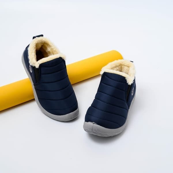 Lette vinterstøvler til mænd, vandtætte vinterstøvler, plus size 47, unisex, blå, størrelse 36 Blue 36