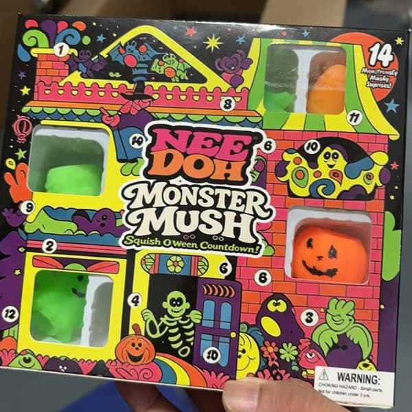 Shounie Halloween Spöke Pumpa Squishy Nedräkningsset Standard