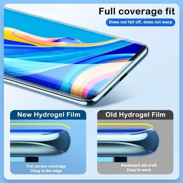 1-3 st Hydrogelfilm kompatibel med Redmi Note 13 12 11 10 9 8 10S 9S Pro Max heltäckande skärmskydd, för Redmi K30, 2 st For Redmi K30 2PCS