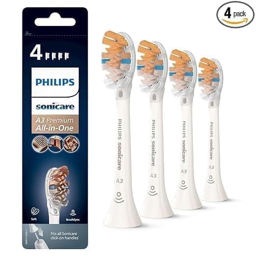 Philips Sonicare Original A3 Premium All-in-one -vaihtoharjaspää sähköhammasharjaan, valkoinen