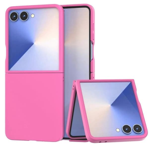 Färgsprutat PC-telefonfodral kompatibelt med Samsung Galaxy Z Flip7-lingling, grön Green