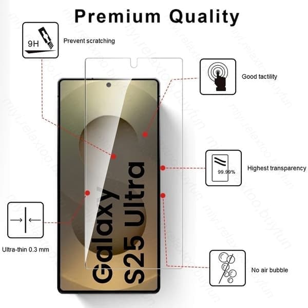 Skjermbeskytter for Samsung S24 Plus, 4 stk 4Pieces For Samsung S24 Plus