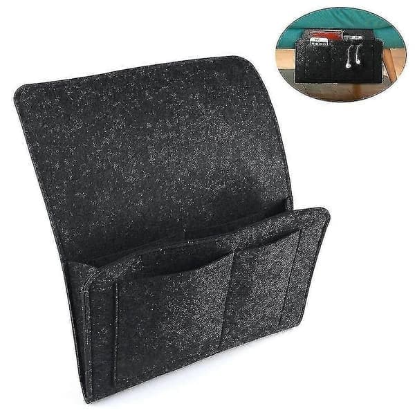 Sofaseng Skrivebord Teppe Hengende Organizer Bag med 5 Lommer (Farge: Mørk Grå)