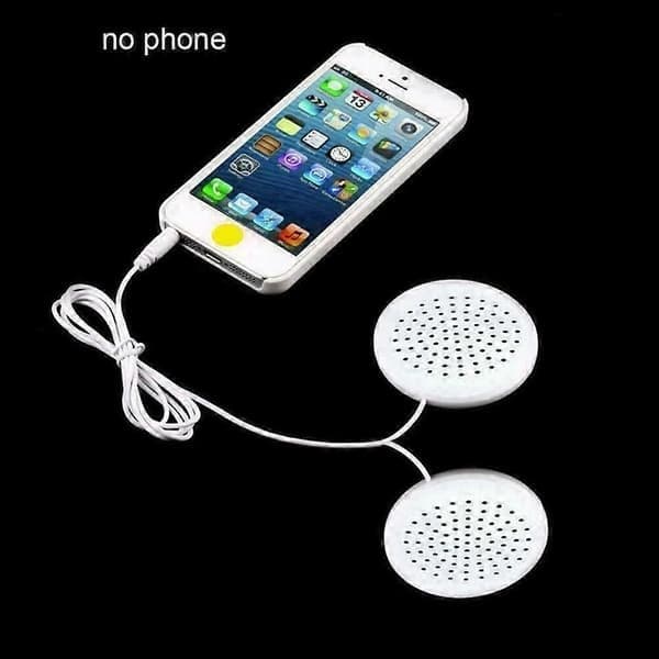3,5 mm AUX Pute Mini Høyttaler Lyd for MP3 MP4 CD Beste Hvite Gaver