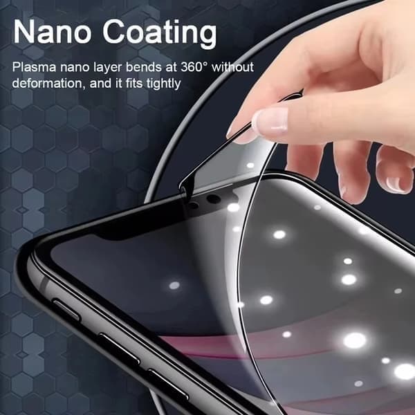 Matte Ceramic Privacy -näytönsuoja iPhone XS Maxille, 5 kpl For iPhone XS Max 5PCS