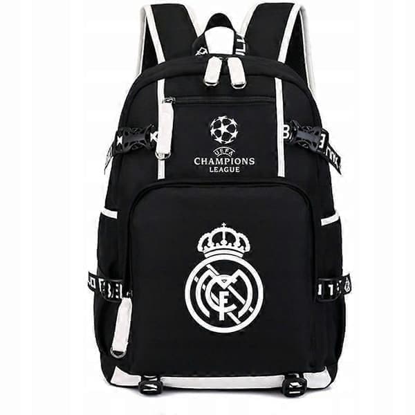 Vanntett Real Madrid Mbappé Ryggsekk for Barn A4 Stor Kapasitet
