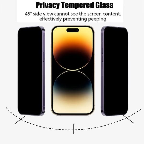 Skärmskydd i härdat glas för iPhone 12 Mini, Privacy, 3 Privacy 1 Lins iPhone 12 mini 3 Privacy 1 lens