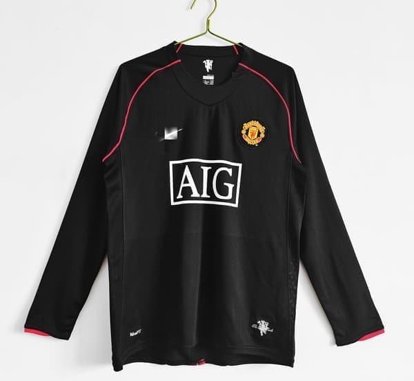 Retro Legend 07-08 Manchester United Bortedrakt Lang, Owen NR.7, Størrelse S Owen NO.7 S