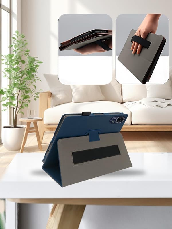 Tabletcover til Teclast T70/Callsky-Tab Ctab 14 14\", PU-læder, foldbart stativ, blyantholder
