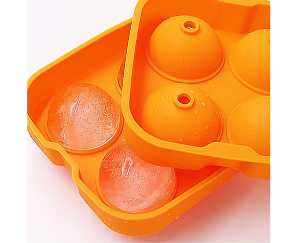 God Isform Silikone Iskugleform Bakke - Orange