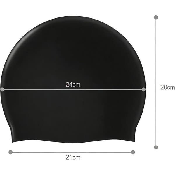En unisex silikone badehætte med skridsikkert design til højintensiv træning