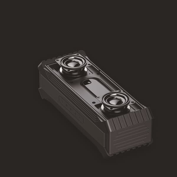 Kannettava Bluetooth-kaiutin, musta, 20W, LED-valot, handsfree, Bluetooth 5.3, AUX, SD-kortti