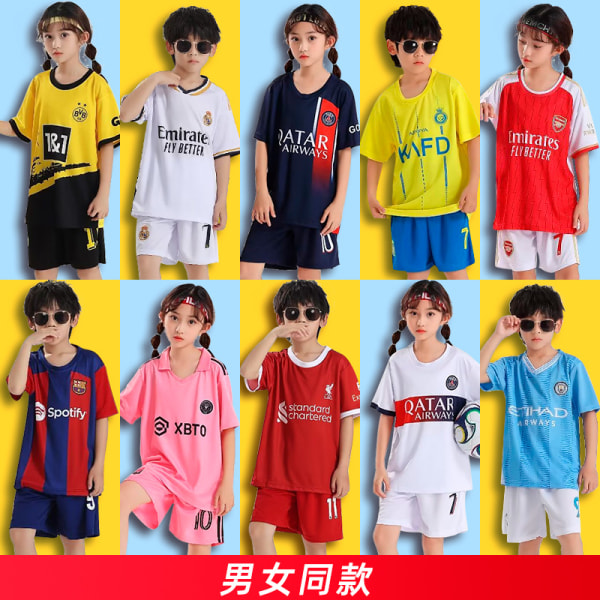 23 Chelsea huvudnummer 10 fotbollströja kostym barn baby barnkläder tröja för män och kvinnor 16（95-105cm)