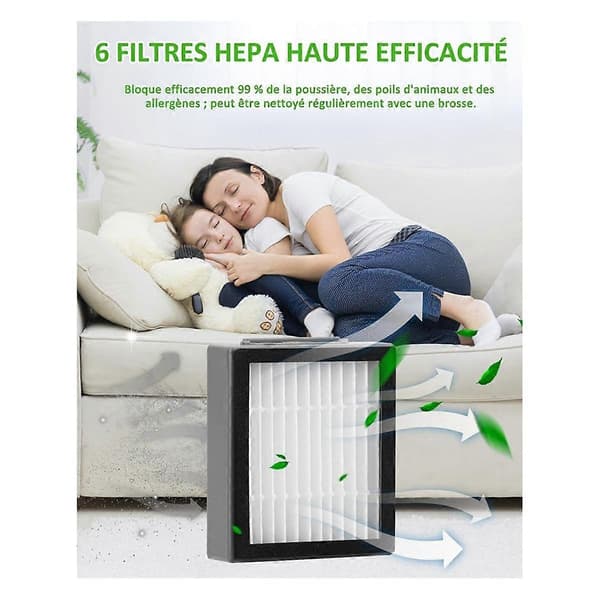 Tillbehörssats Huvudborstar för Serierna E5, E6, E7, I7, I7+, I7 Plus, I4+, I3+, I6+, I8+, J7 As Shown