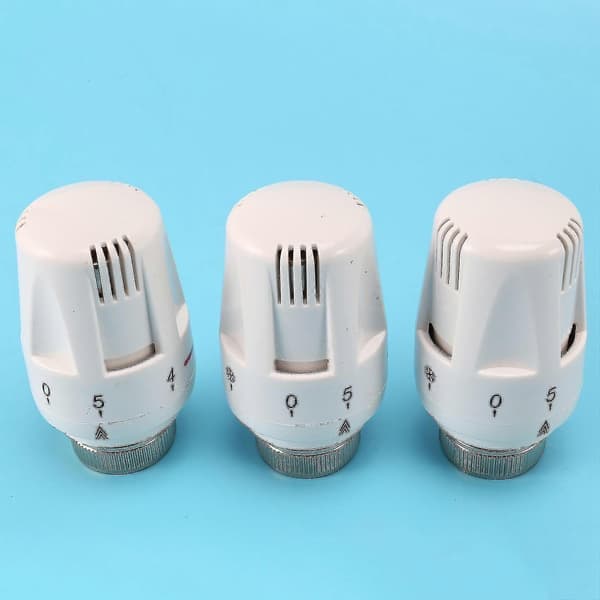 Kompatibel med 3 stk. termostat radiatorventil TRV termostatisk hoderadiator