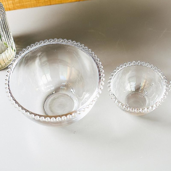 Glasskål för Blandning för Bakning Stor Tjock Glasskål för Matlagning & Bakning