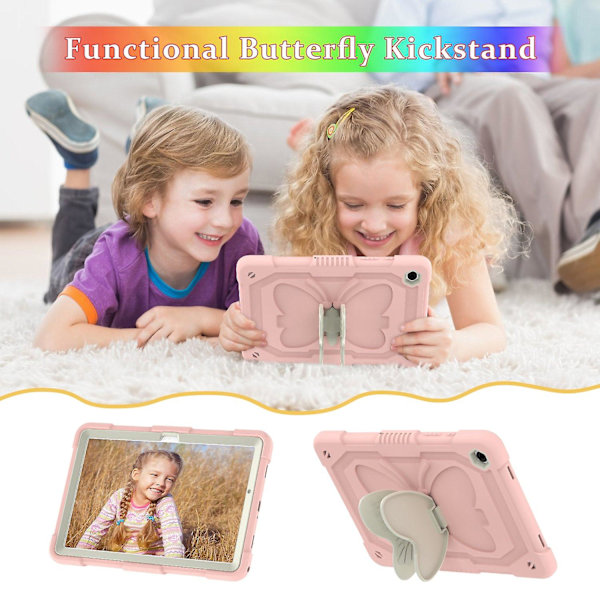 Fjärilsstativ Tablet Fodral För Samsung Galaxy Tab A9+
