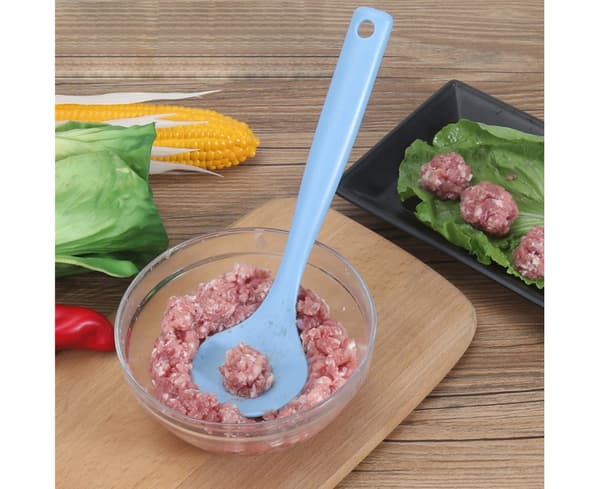Bekvämt Squeeze Köttbullar Form PP Material Hemmagjord - Blå