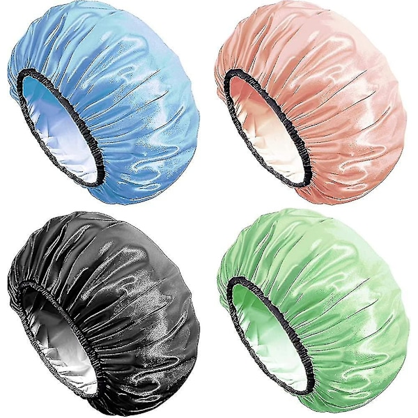 Duschmössa, 4-pack duschmössor för kvinnor, premium