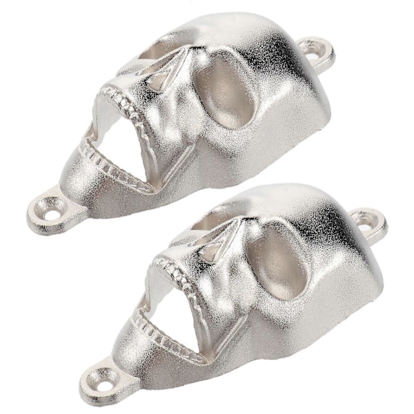 2 st Halloween Skräck Dödskalle Ölöppnare Väggmonterad Flasköppnare (Slumpmässig Färg) Silver 10.5X5X3.5cm