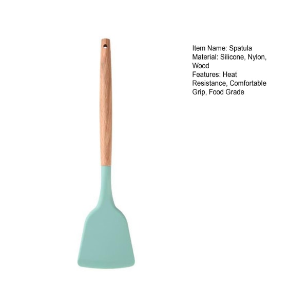 Praktisk Kjøkkenspatel Non-stick Ergonomisk Design - Mørkegrønn