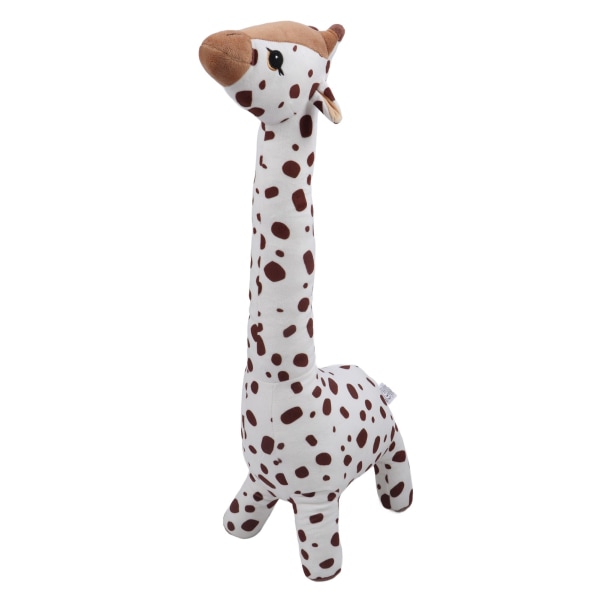 Giraffformad kastkudde docka Bedårande stoppad mjuk docka Plyschleksak Heminredning för sovrum Vardagsrum Brunt djur S（40cm / 15.7in）