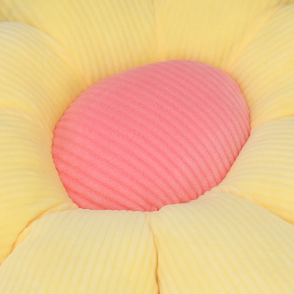 Plysch Daisy Cushion Soft Daisy Flower Sittkudde Daisy Floor Sittdyna för stolsoffa Bil typ 1