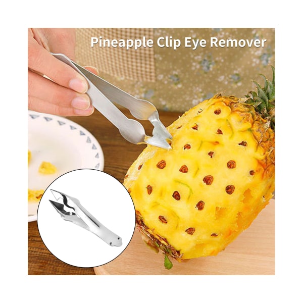 2st Praktisk Ananas Eye Cutter Portabelt skarpt blad