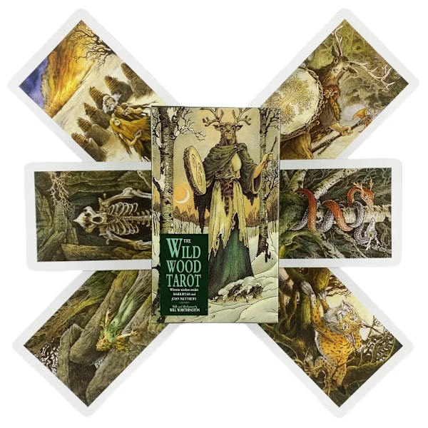 The Wild Wood Tarotkort Spådomslek Engelsk Version Utgåva Spelbord Flerpersonsunderhållningsspel