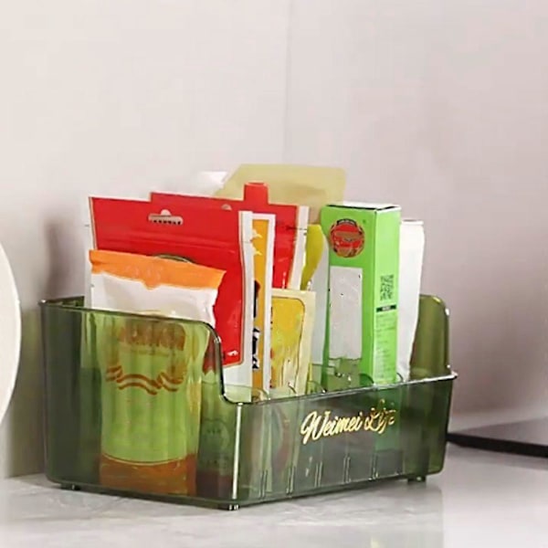 Justerbar krydderoppbevaringsboks Plast Krydderpose Oppbevaringsboks for hjemmet green