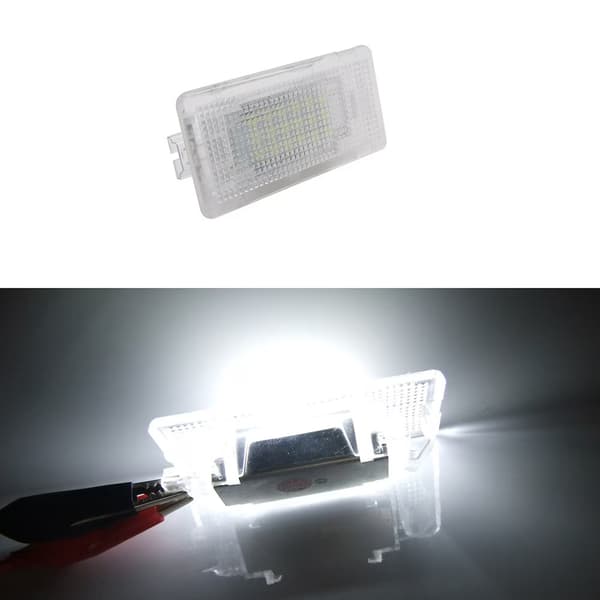 LED-lys for fotbrønn og bagasjerom til BMW, hvit 6500K, plast, 12V, 1 stk.