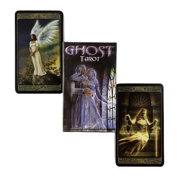 The Ghost Tarot -kortit 78 kpl korttia Oracle Englanninkielinen Visions Divination Edition Lautapelipelit