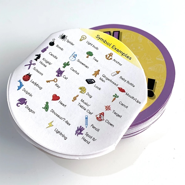 Matchende Mønstre Kortspil for 2-8 Spillere - Perfekt til Halloween, Jul & Thanksgiving Fester 15-Minutters Spilletid