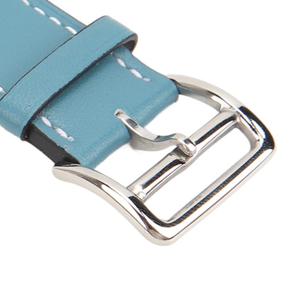 Smartwatch Läderrem Universal Smart Watch Replacement Band Rem för IWatch Series SE 8 7 6 5 4 3 2 1 38mm 40mm 41mm Blå