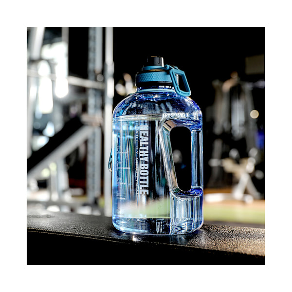 2200 ml vattenflaska läckagesäker hälsosam PP mode dricksvattenkanna för kontorsblå