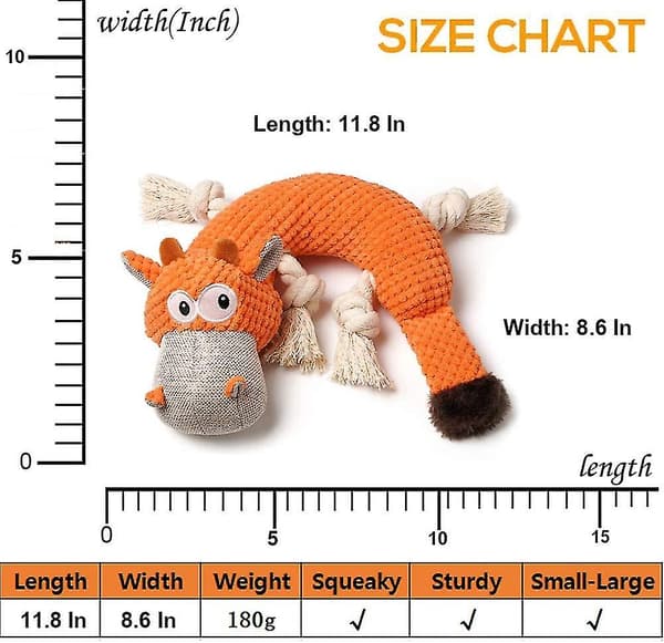 Plysj hundleker egnet for små, mellomstore og store hunder, valper
