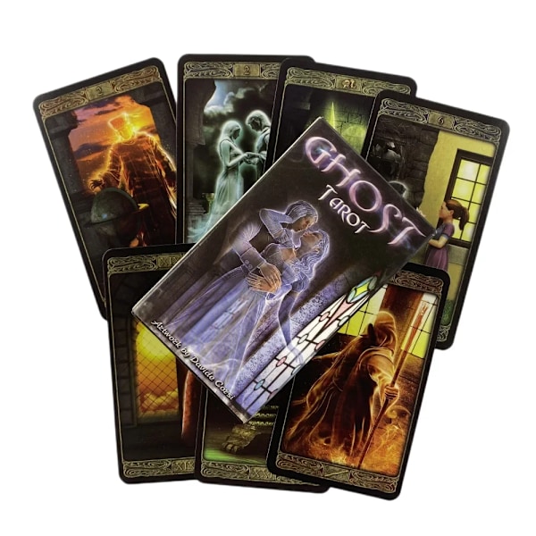 The Ghost Tarot -kortit 78 kpl korttia Oracle Englanninkielinen Visions Divination Edition Lautapelipelit
