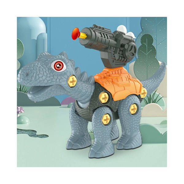 1 Set Säker Dinosaurie Modell Förälder-barn Interaktion Barn - Grå