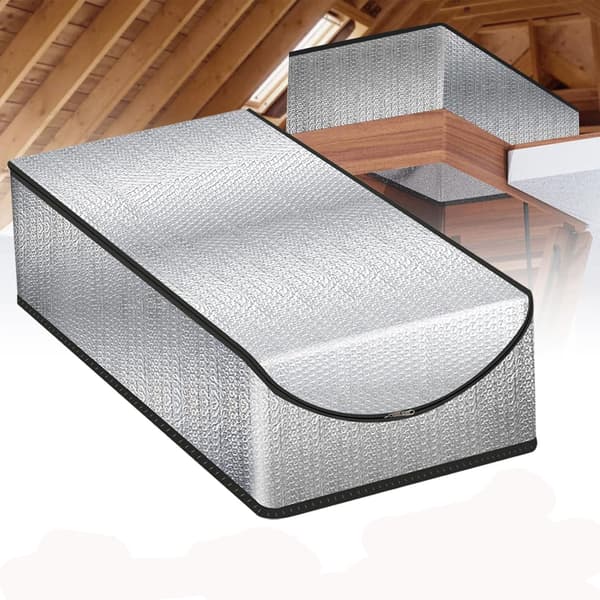 Fire Sesong Loftstrapp Isolasjon Støvdeksel Silver 160x66x24.5cm